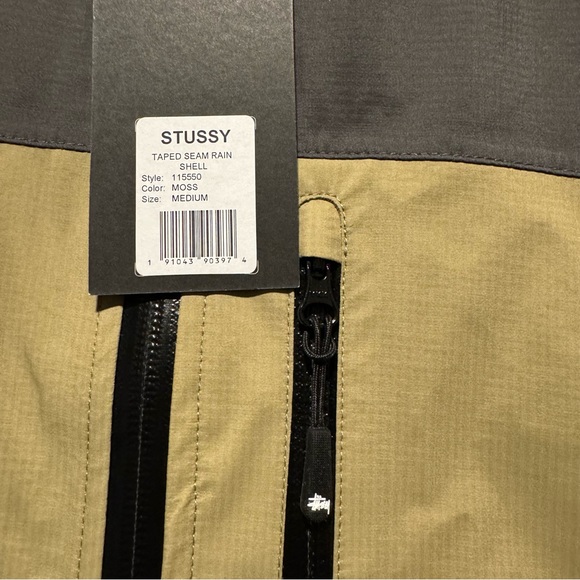 Stussy Taped Seam Rain Shell Jacket - Picture 5 of 6